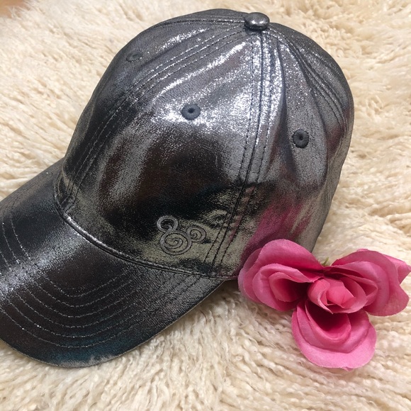 Disney Accessories - DISNEY PARKS Authentic Silver Shiny Cap